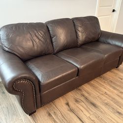 Leather/Vinyl Couch 
