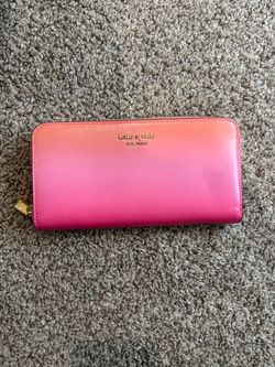 Kate Spade pink ombré wallet
