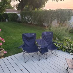 Double folding Canvas  Chair with bag$30
