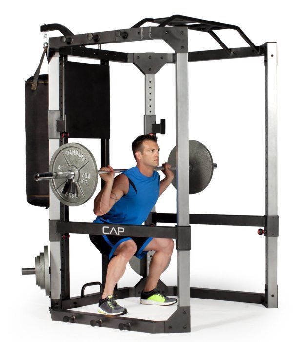 Brand New In The Box Cap Olympic Squat / Power Rack Home Gym- Heavy Bag Stand/ Band Pegs, Pull Up