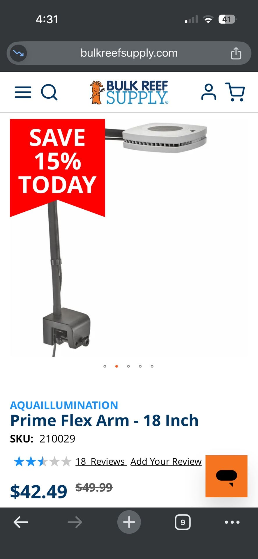 AI PRIME FLEX ARM 18in