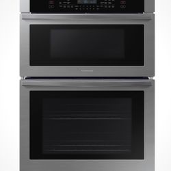 Samsung 30” Microwave/Oven Combination, Self-Clean/Steam Clean, Glass Touch Controls in Stainless Steel