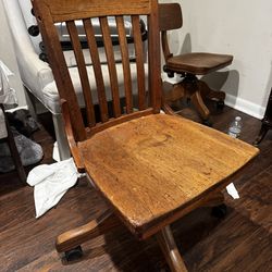Antique Bankers Chair