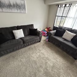 Sofa And Loveseat Grey