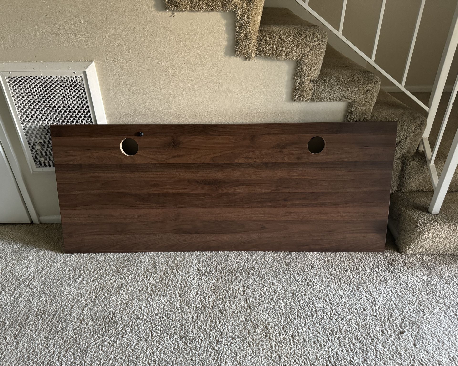 UPLIFT Desk Walnut Laminate Desktop 60" x 24"