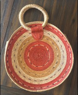 Woven Straw oaxacan handbag