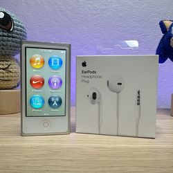 Apple iPod nano (7th Generation) – 16GB – Silver/Slate – Excellent Condition