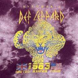 Def Leppard Preowned Large Tie Dye T-shirt