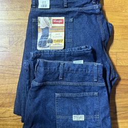 Men’s Wrangler Fleece Lined Jeans 40Wx30L