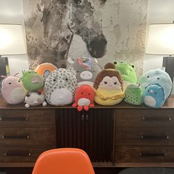 Lot Of 13 Squishmallows 