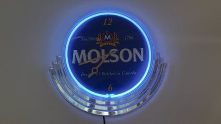 Neon Molson Light
