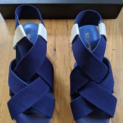 SOLID XX Mid Navy Blue United Nude sandals