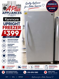 Kenmore upright Freezer