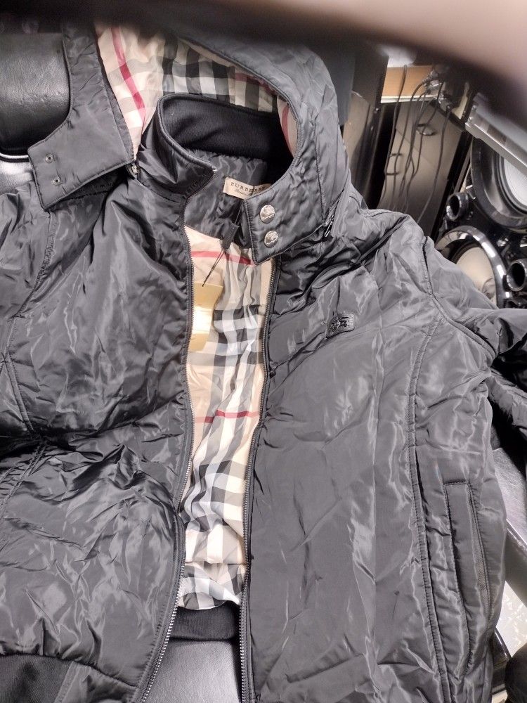 Burberry Jacket With Hoodie Med