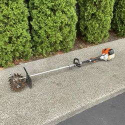 Stihl KM90R Gas Powered Kombi w/BF-KM Tiller Mini Cultivator Attachment 
