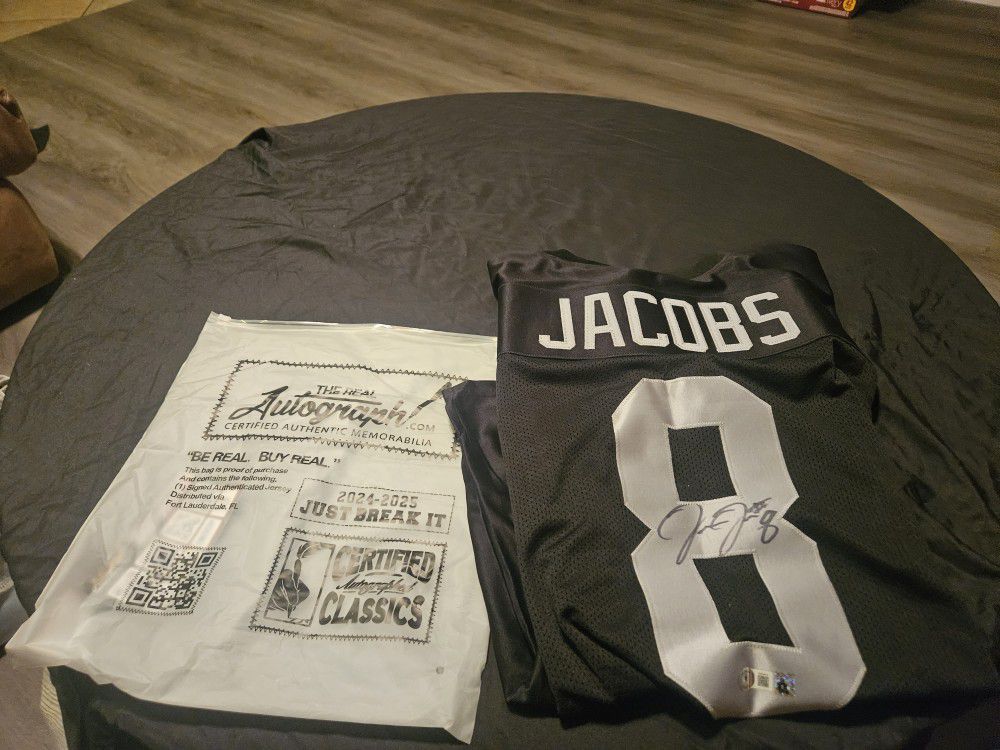 Josh Jacob's Authentic Autographed Custom Jersey 