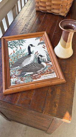 Vintage framed wall decor