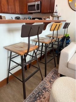 Wood Barstool Chairs