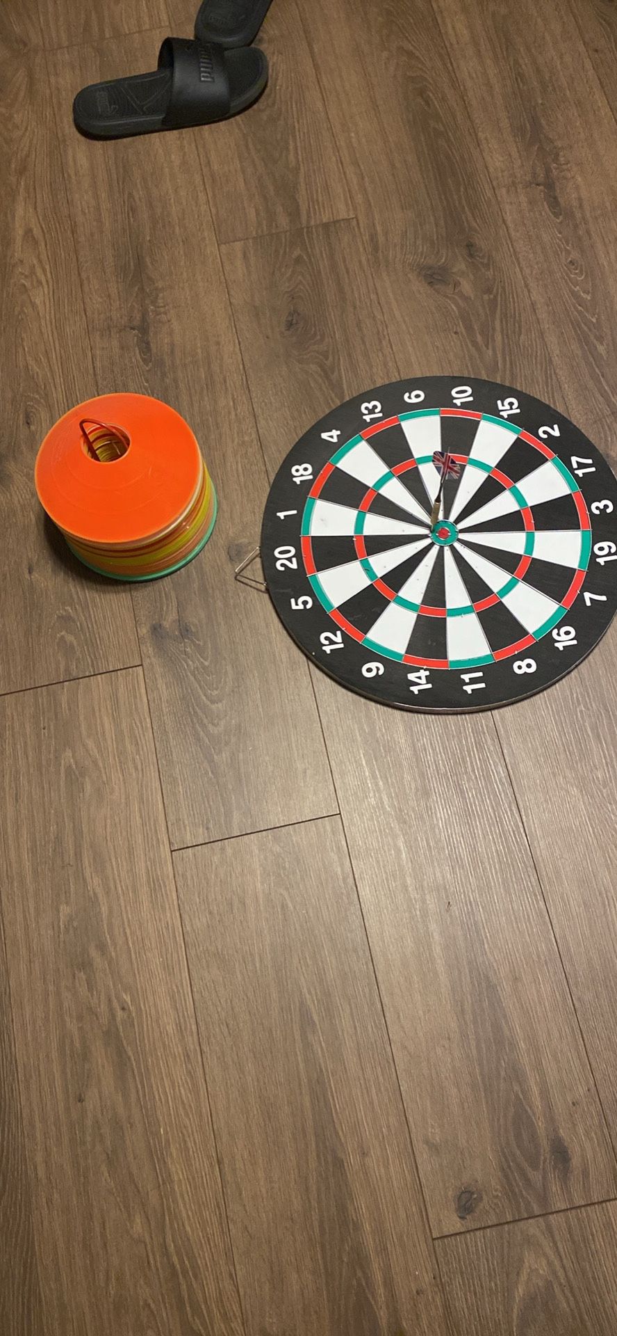 Sleeping Bags Soccers And Dartboard