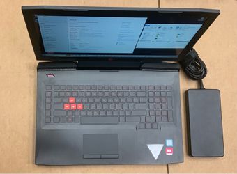 Hp Omen 17-AN012DX Laptop Gaming PC Computer Gamer Game Intel Core i7-770HQ Processor 12 GB RAM 1TB Memory Storage Windows 10 Radeon RX Puzzle Adventu