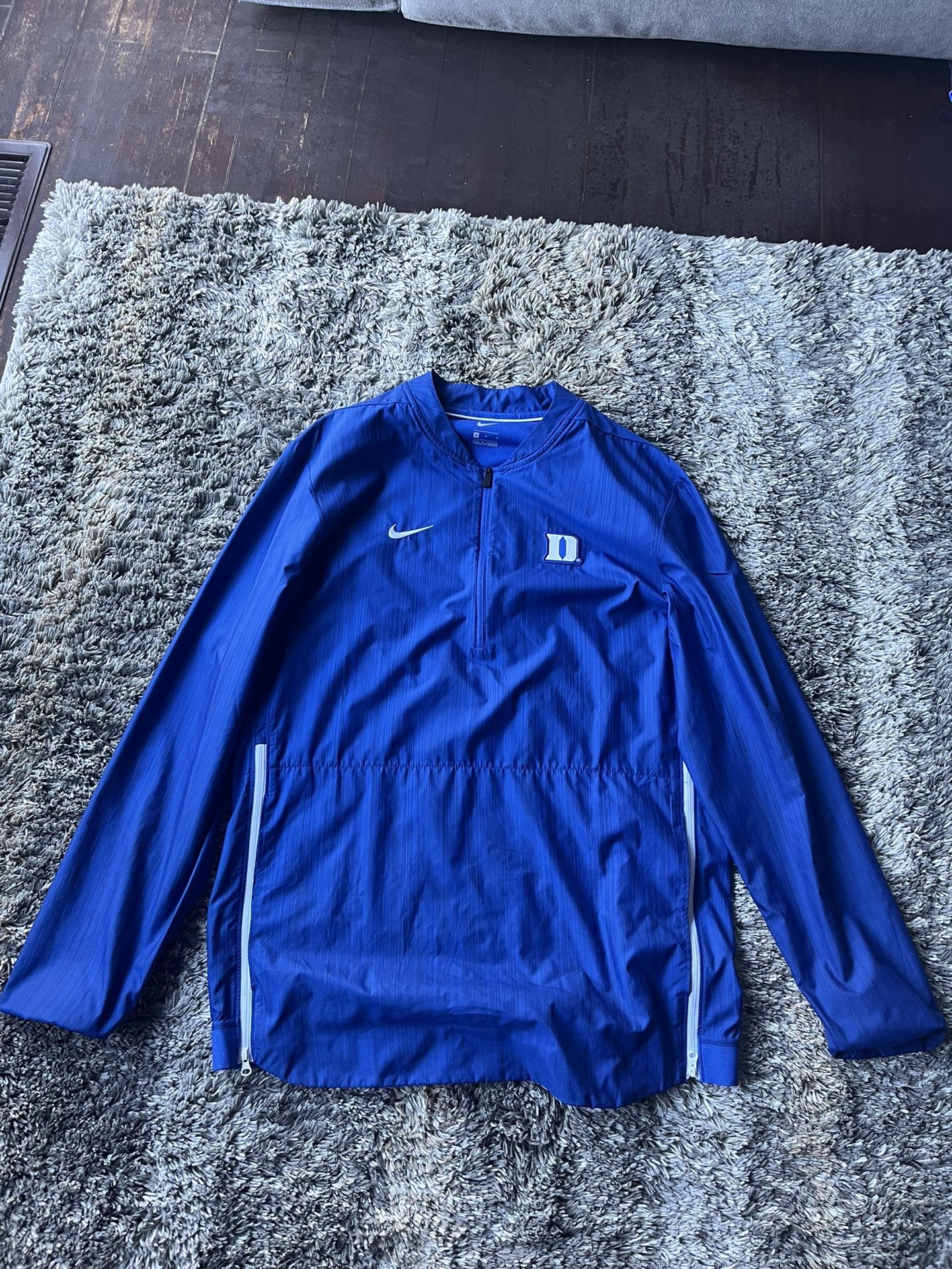 Nike Duke College Blue And White Windbreaker