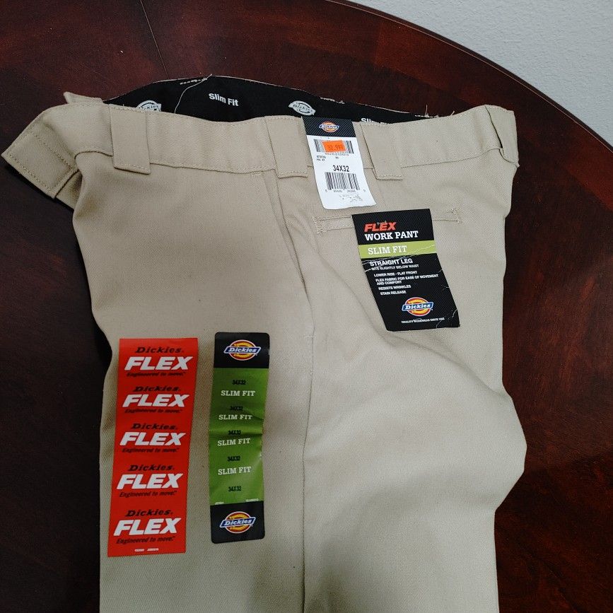 New Dickies Slim Fit Flex Work Pants