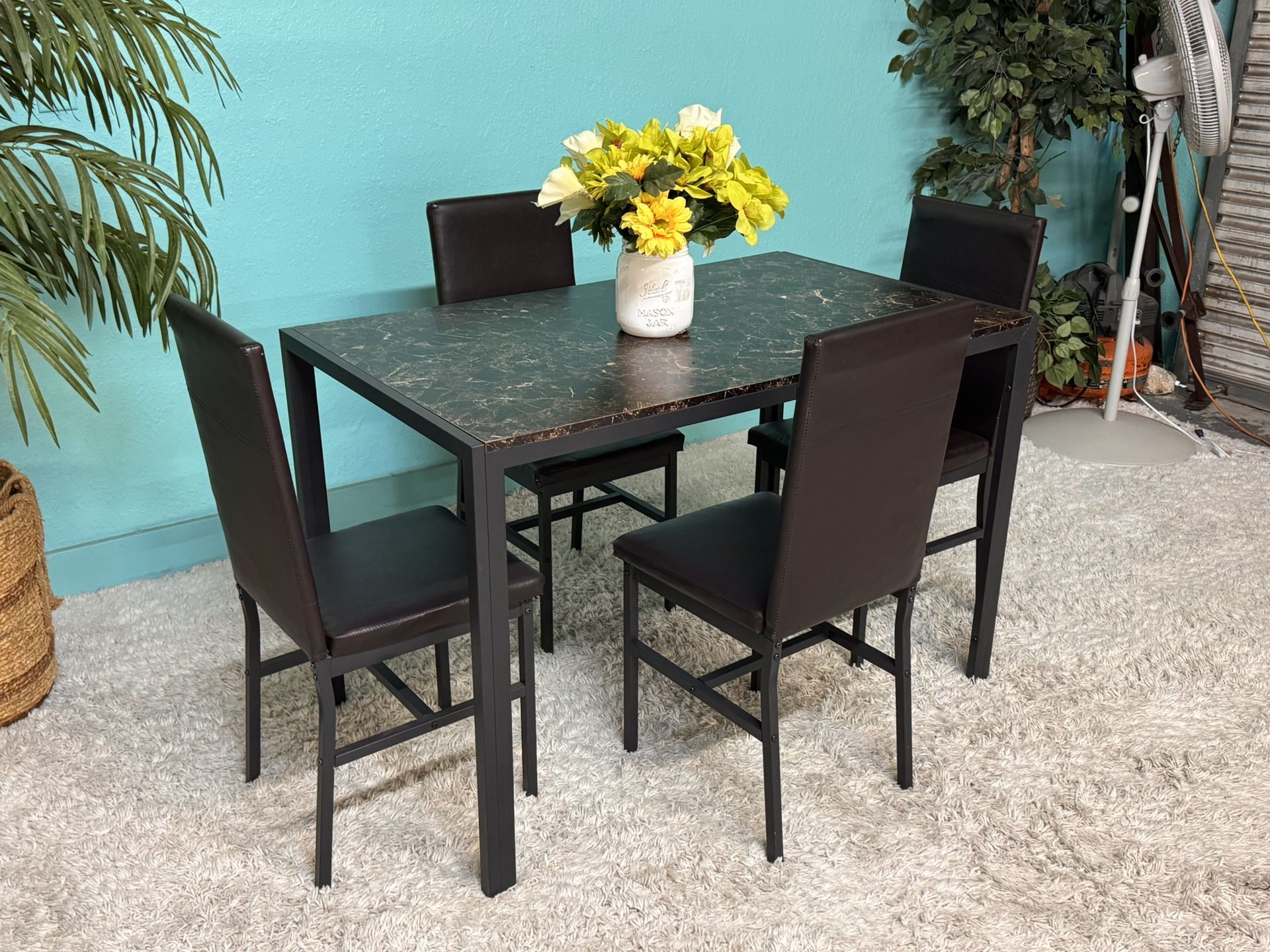 Nice Small Dining Room Table Set With 4 Chairs
