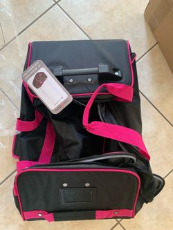 Dance Bag w Garment Rack-Pink