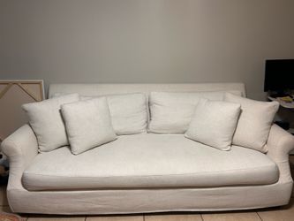FREE White Couch – Clean & Comfortable