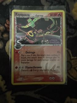 Rayquaza delta species reverse holofoil stamped 26/110