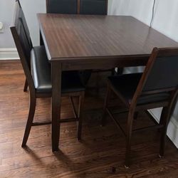 Hight table- 2 benches and 2 chairs (seats 6) Midway Area