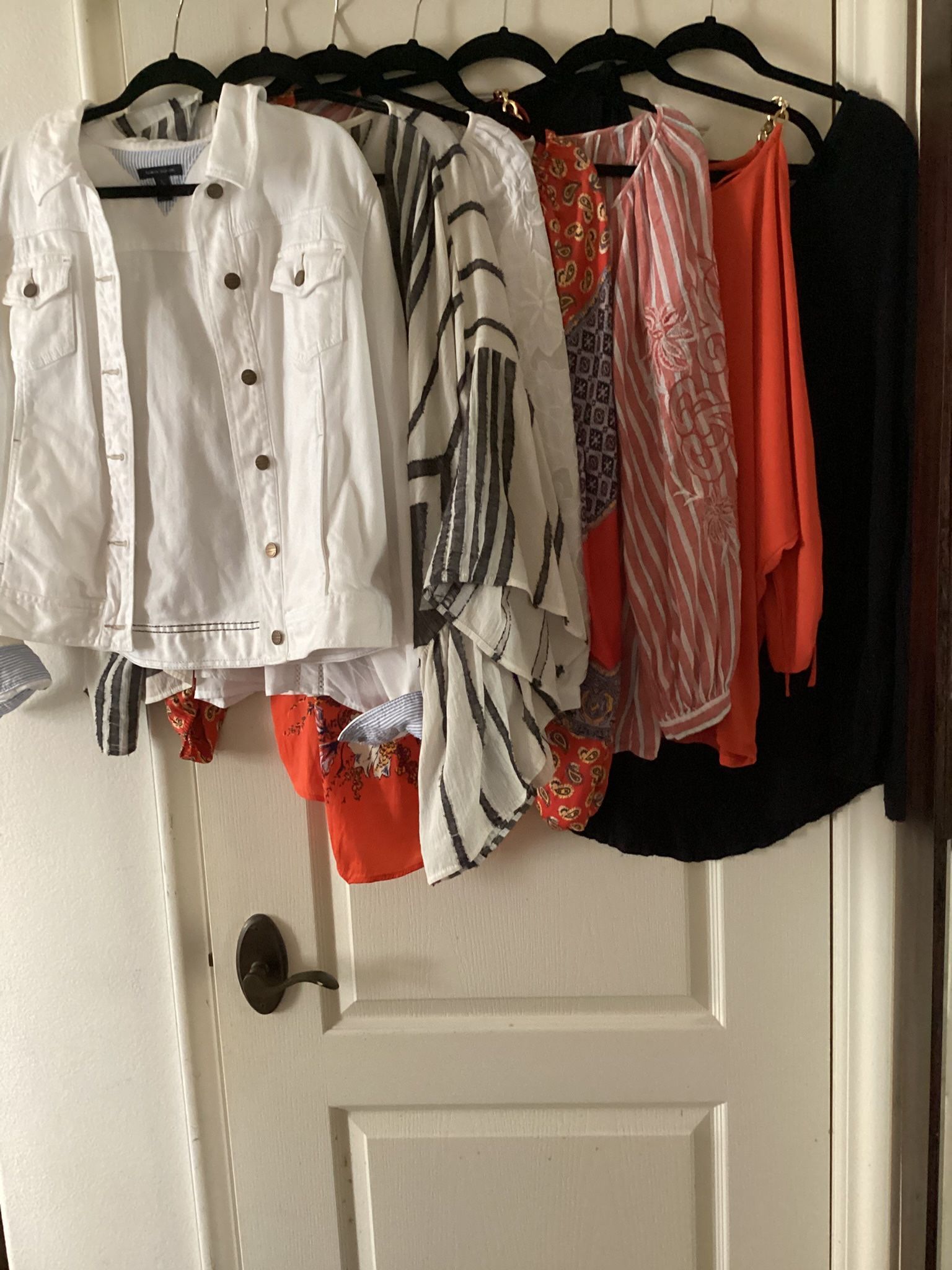 Denim White Jacket a Anthropology Cardigan 23 People Tops, Michael Kors Anthropologie tap