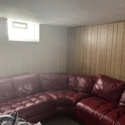 Leather Couch Sectional
