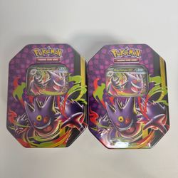 Pokémon Mega Gengar Moonlit Tin Lot of 2
