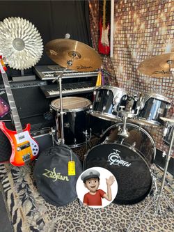 🔥 Gretsch Drum Set MINT COMPLETE DRUMS!