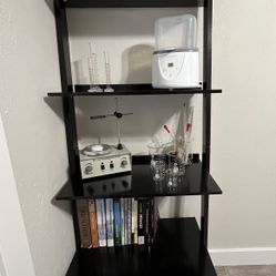 Black Ladder Bookshelves x2