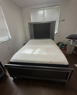 Queen size Bed Frame and Dresser Set