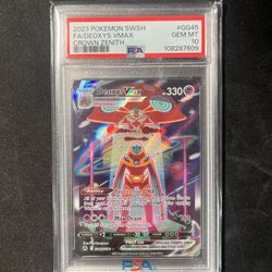 Deoxys VMAX PSA 10 Crown Zenith