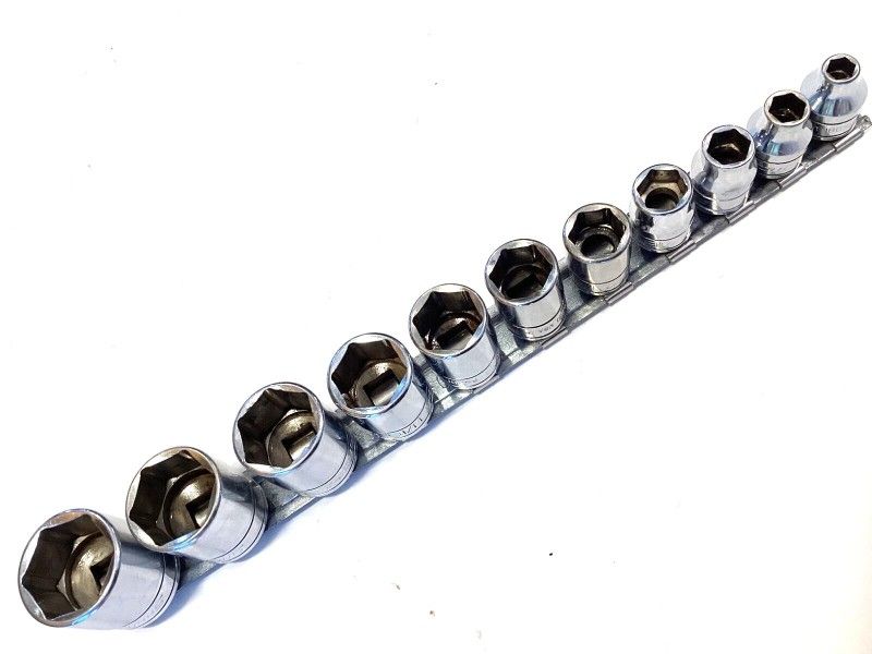 Snap-on 211FSY 11 Pc SAE 6pt Socket Set 1/4 - 7/8
