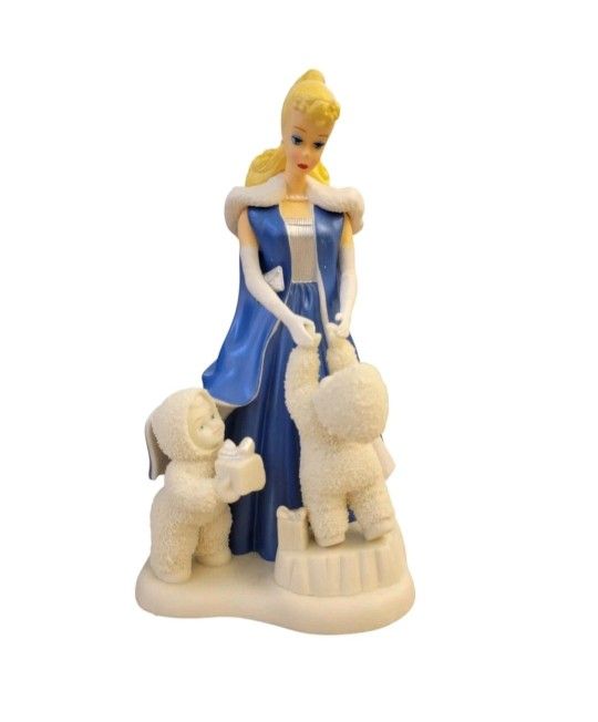 Department 56 SNOWBABIES "UNDER THE MIDNIGHT MOON WITH BARBIE" 69903