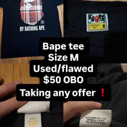 Bape Tee Taking Any Offer 