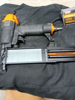 Air compressor with 65 ft retractable hose