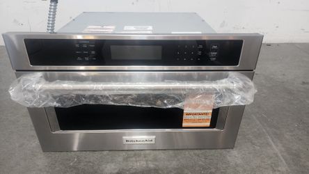 NEW KitchenAid 30" Built In Microwave Oven w/ Convection M# KMBP100ESS21