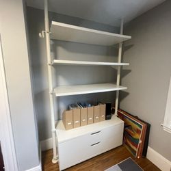 IKEA Shelving & Drawer Unit