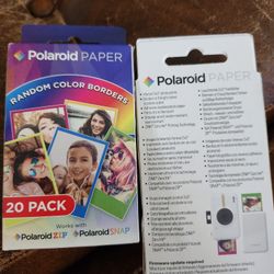 Polaroid Zip Or Polaroid Snap Paper