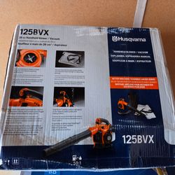 Brand new HUSQVARNA 125BVx leaf blower