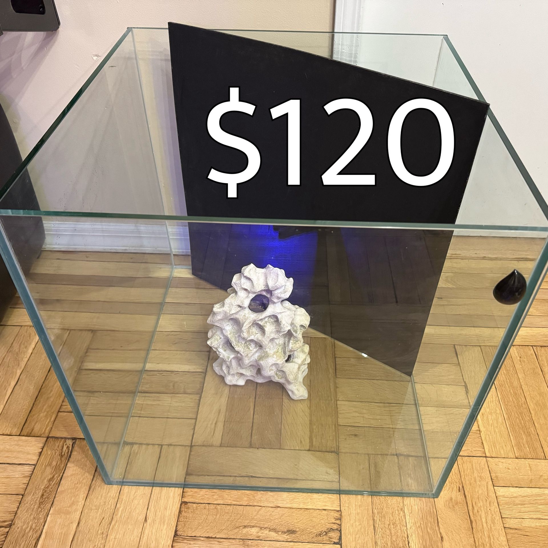 Glass Aquarium / Fish Tank 60 Gallon Cube