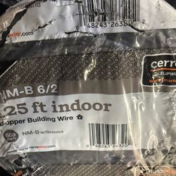 6/2 Romex Wire  125ft Electric Copper Cable New In The package 