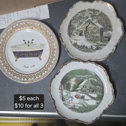 Antique Decorative Plates
