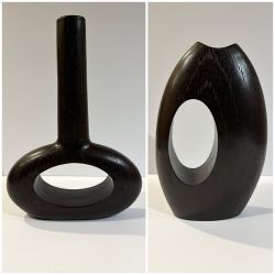 2 Modern Wood Art Decor